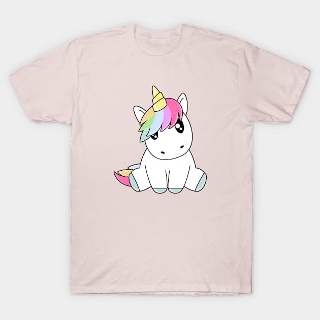 Cute Unicorn T-Shirt by Stoney09